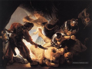 L’aveuglement de Samson Rembrandt Peinture à l'huile